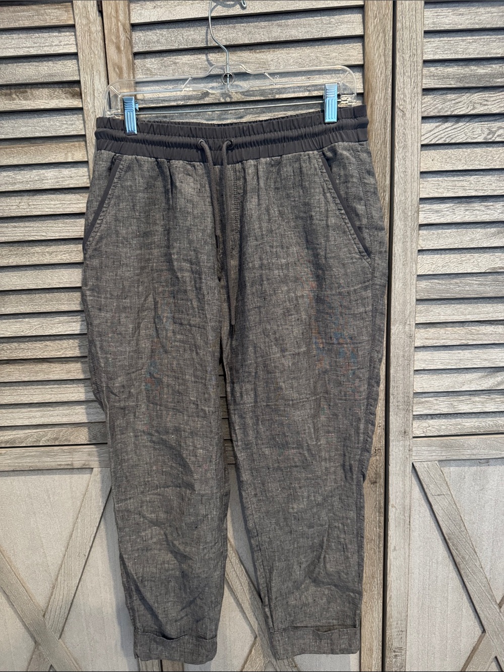 Athleta Charcoal Gray Drawstring Joggers